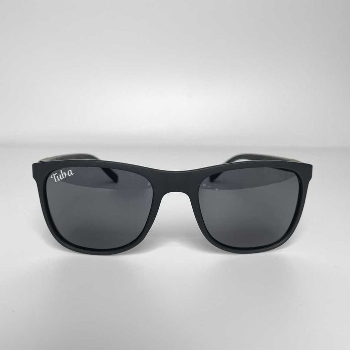 Солнцезащитные поляризационные черные квадратные очки SUN-62630-black