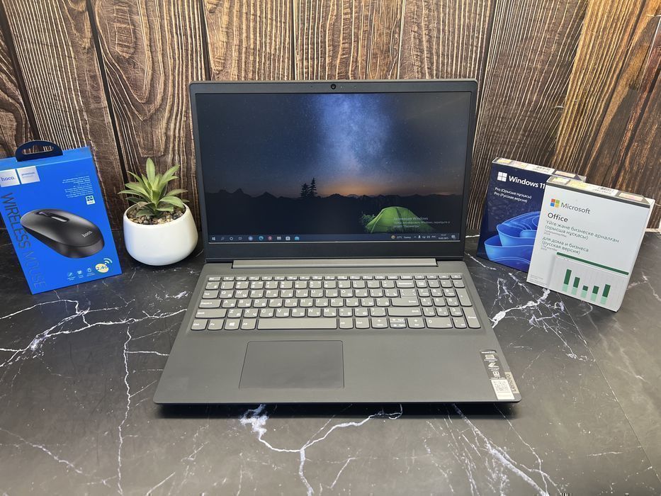 Ноутбук для работы Lenovo IdeaPad V15 | AMD A6-9 | 8GB | 256GB SSD