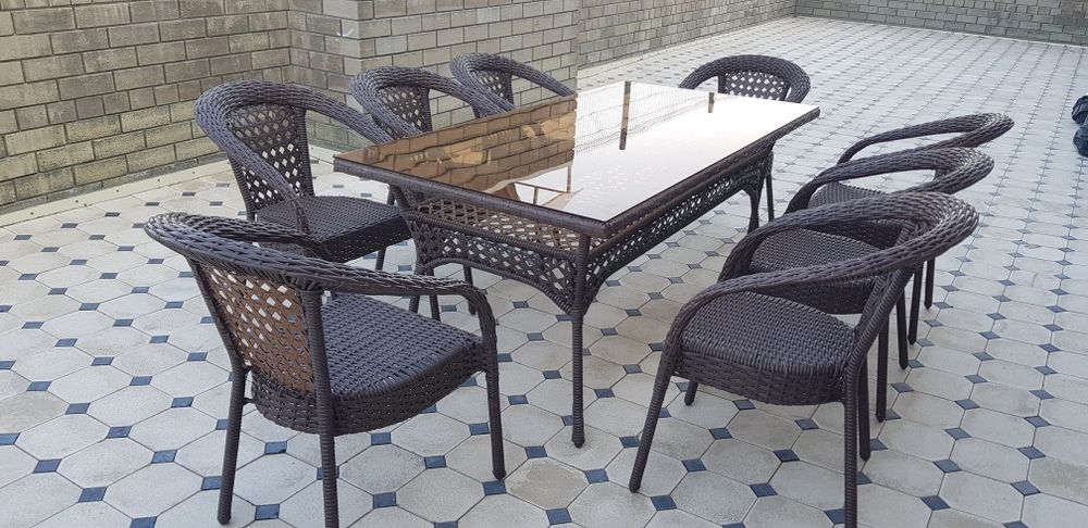 Мега Скидка Акция! Hovli Dachaga Летний Стол Стул Ротанг Rotang S