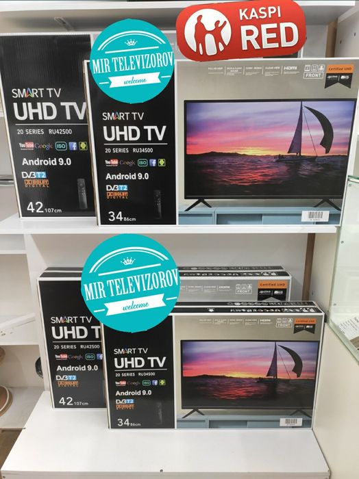 Новый в упаковке Smart TV 80.3cm YouTube  wi-fi  тонкий яркий led hd