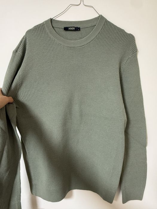 Мъжки зелен пуловер