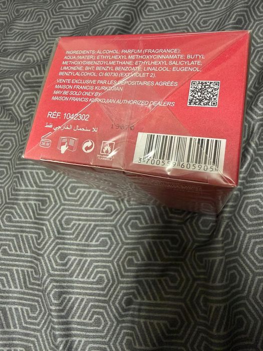Parfum baccarat(75ml unisex)