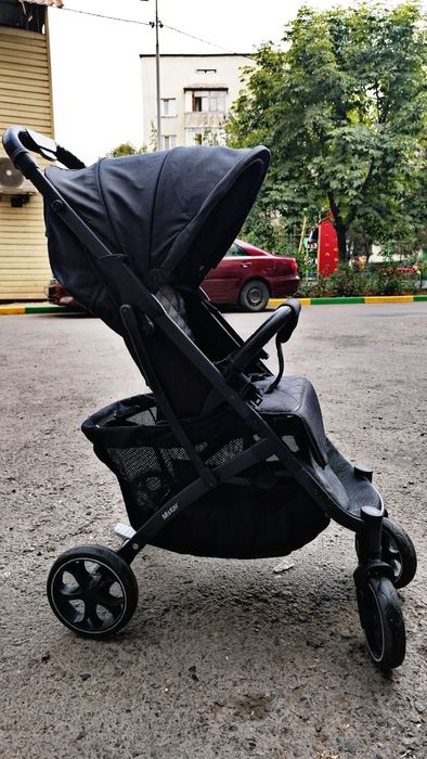 Коляска темно серая