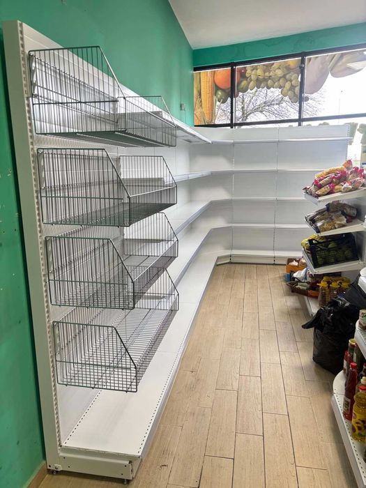 Стелажи за магазин нови - крайстенни и островни