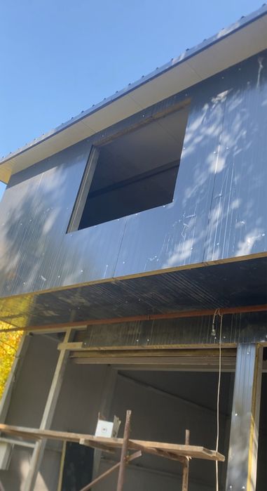 Монтаж Сэндвич-панелей