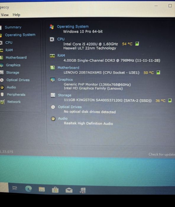 Laptop Dell Latitude 5410 – Touchscreen & SIM 4G – i5 / 4GB RAM / SSD 120GB