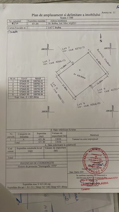 Teren intravilan Buftea