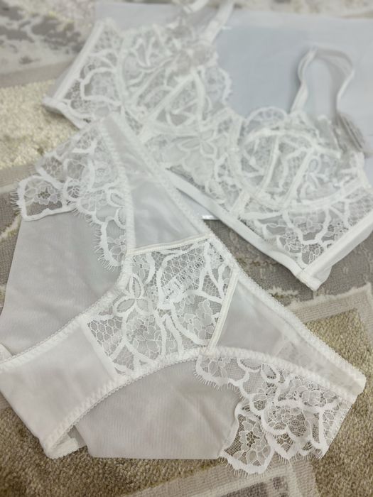 ажурный комплект белый