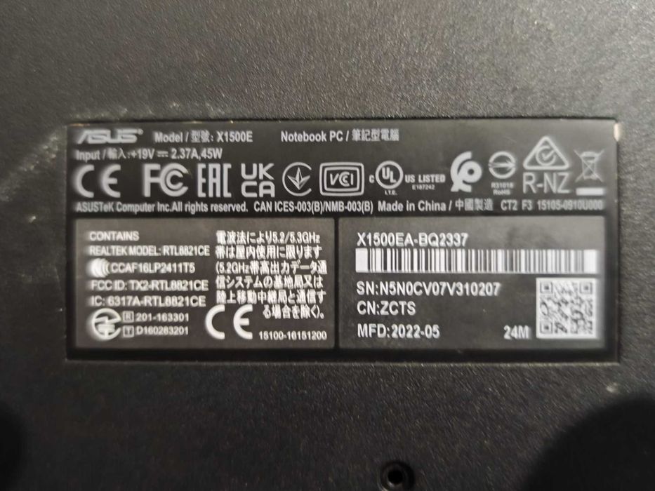 Laptop ASUS i5, VivoBook, 8 GB RAM, SSD 512