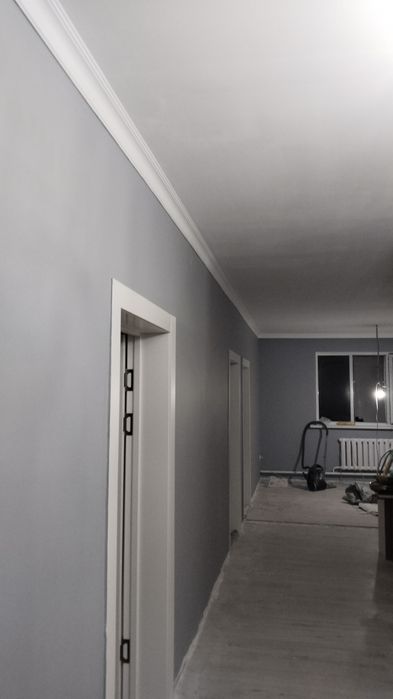 Поклейка обоев,левкас