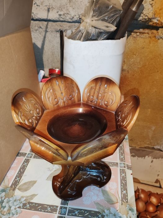 Ваза из натурального дерева