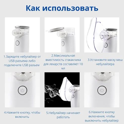 Ингалятор портативный небулайзер