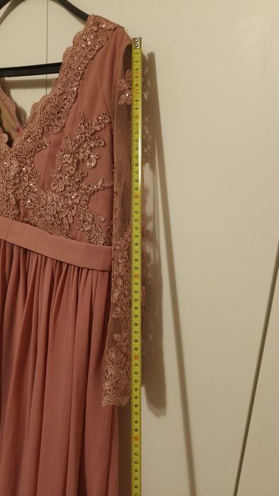 Rochie roz pudrat Miss Grey, marime 42