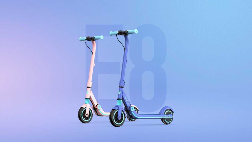 Электросамокат 14/10/50 детский Ninebot Kids E8 (синий)