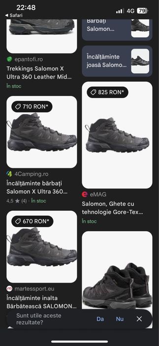 Bocanci de drumetie salomon