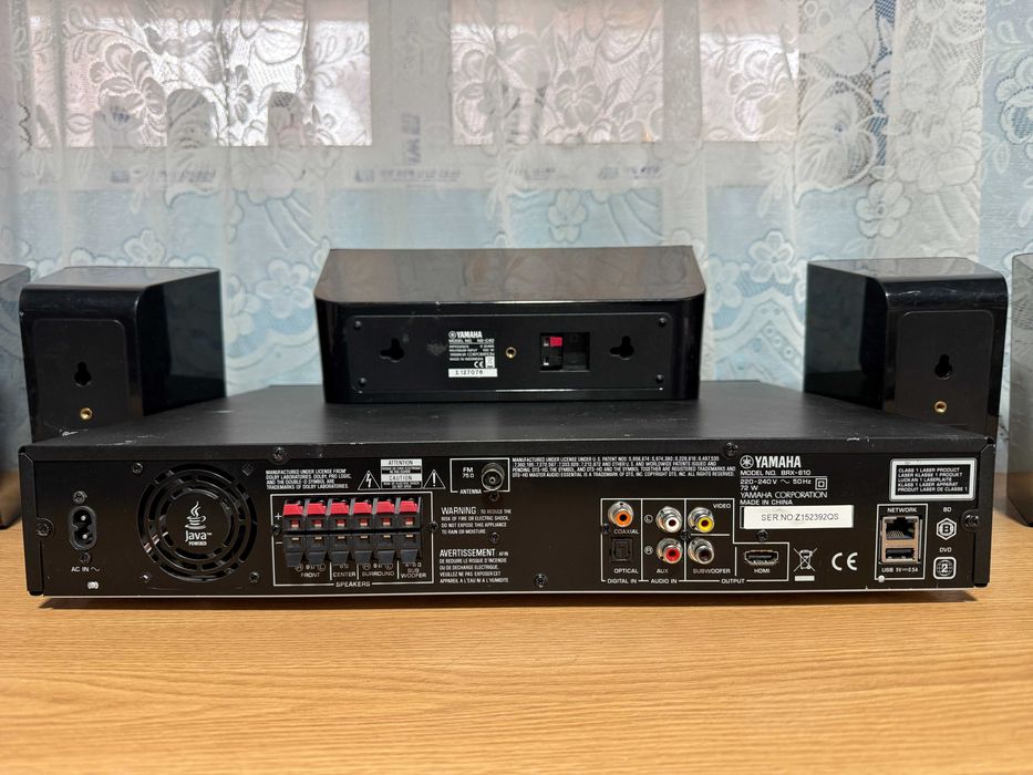 Amplificator-AV recivier,YAMAHA 5.1-USB,Blu-Ray,internet,telecomanda