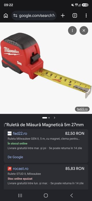 Ruleta 5 metri milwaukee