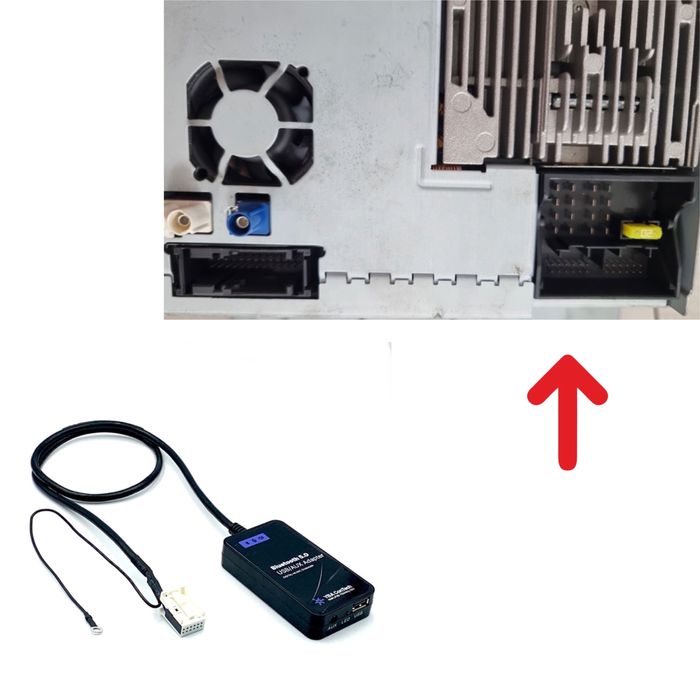 Interfata adaptor Bluetooh USB aux in Volkswagen Phaeton 2010-2015