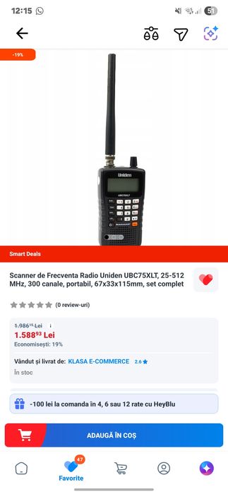 Scanner Radio Scaner Radio Uniden Bearcat UBC75XLT