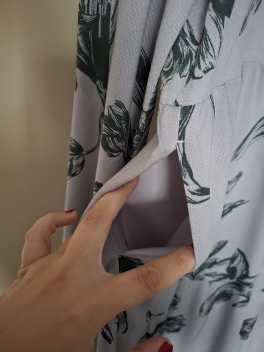 Rochie boho chic vascoza cu buzunare