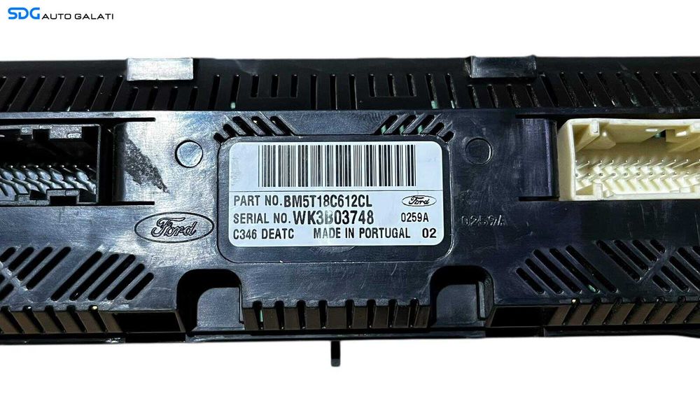 Panou Modul Unitate Comanda AC Aer Conditionat Clima Climatronic Ford Kuga 2 2012 - 2018 Cod BM5T-18C612-CL (Plasticul Topit) [LC0690]