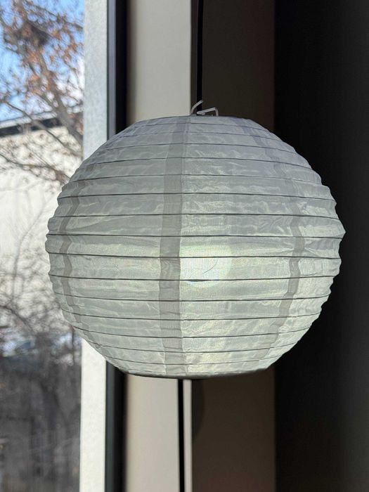 Декоративные люстры из рисовой бумаги в ассортименте