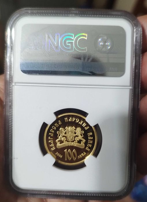 100 лева 2016 Антим първи NGC PF69 ULTRA CAMEO