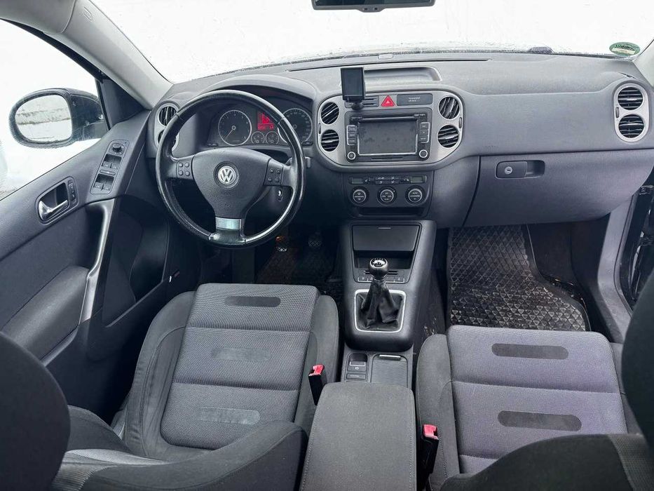 Interior textil gri cu negru scaune bancheta VW TIGUAN MK1 2009 volan stanga