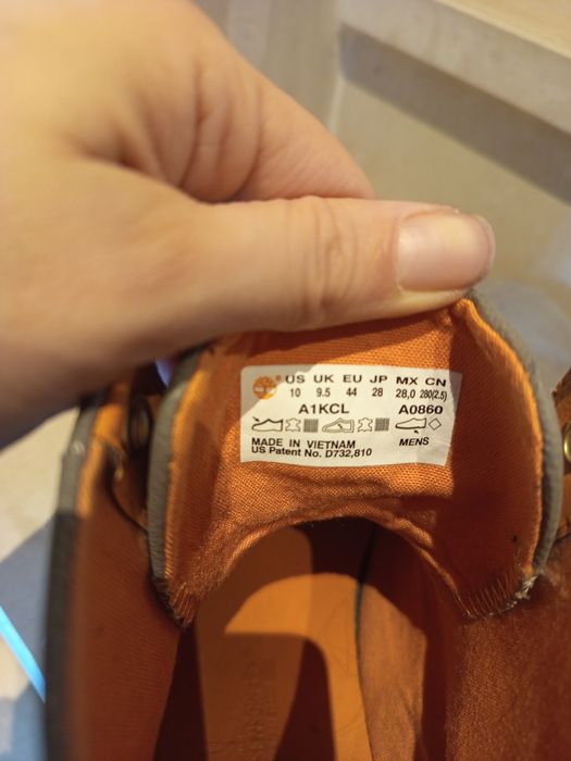 Мъжки кожени обувки / боти Timberland