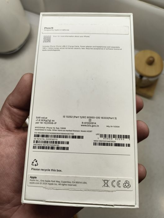 Iphone 16 128 продам