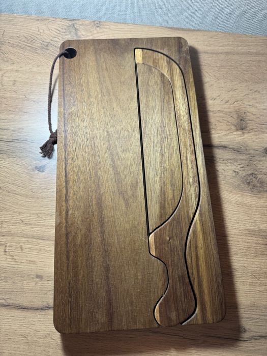 Нож для хлеба с доской