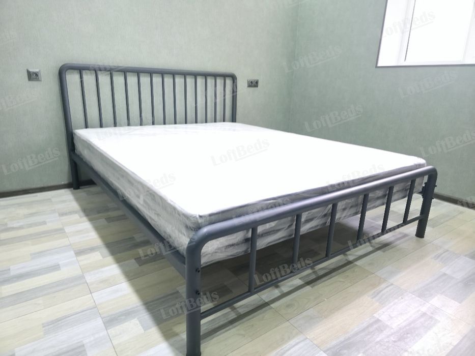 Двуспальная и односпальная кровать БРОКЛИН, temir krovat 10yil kafolat