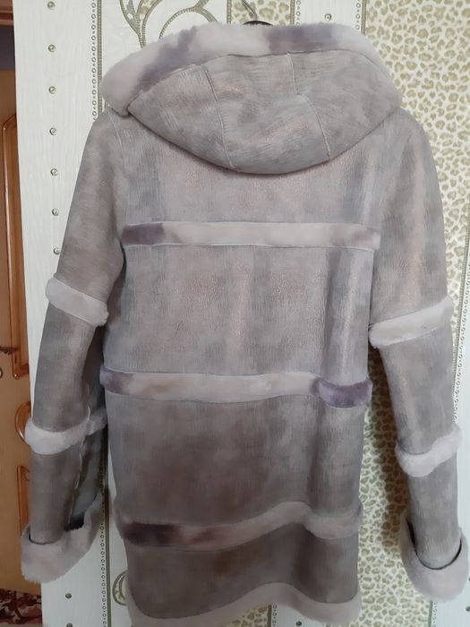 Двухсторонняя дубленка автоледи