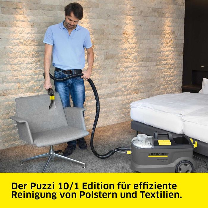 Нов Екстрактор Прахосмукачка Сухо Мокро Почистване Karcher Puzzi 10/1