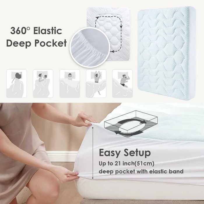 Topper din spuma cu memorie 90x190