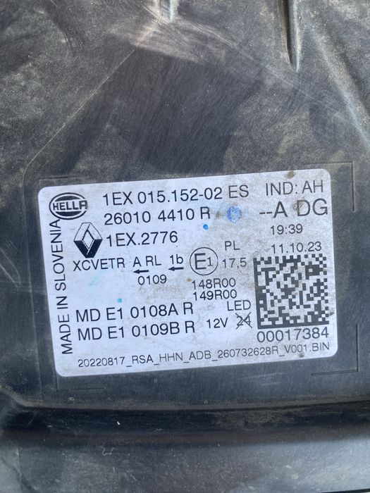 Far dreapta led matrix vision renault austral