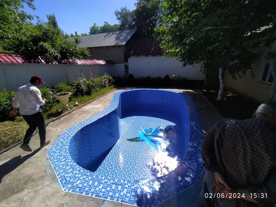 Обшивка бассейнов