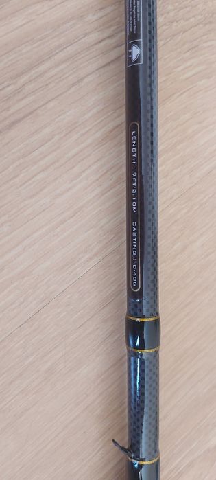 Нов спининг к-т от карбонова въдица с макара, влакно и примамки