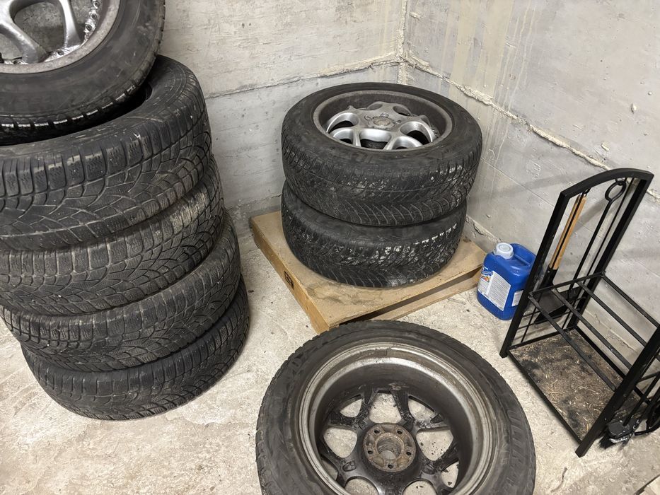 Pachet 2 seturi anvelope iarna plus 1 set jante