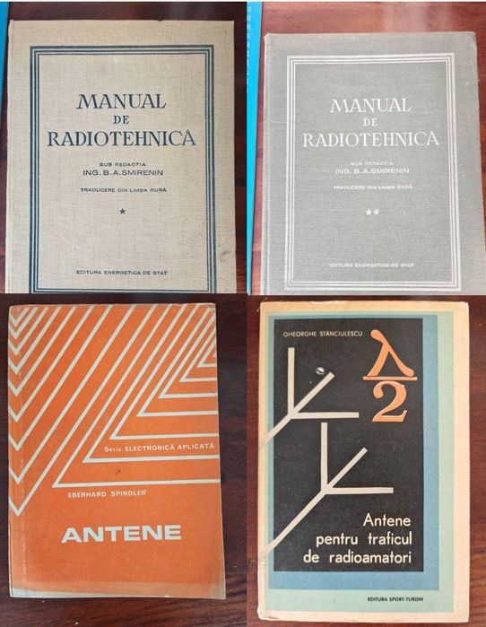 Lot 17 carti electronica, radioamatori, telecomunicatii