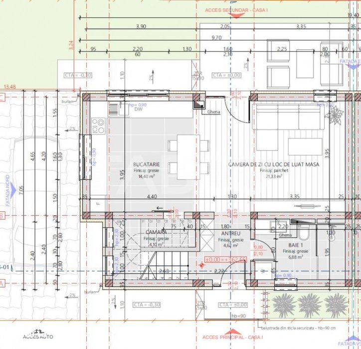 Casa de vanzare cu 4 camere in Floresti zona Muzeul Apei tip duplex
