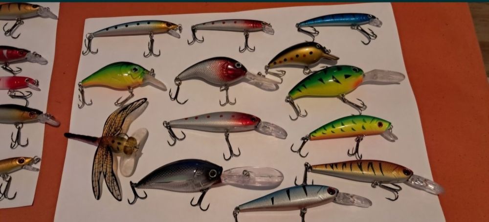 Set voblere+rotative rapitori (pastrav, avat,stiuca, somn,clean,salau)