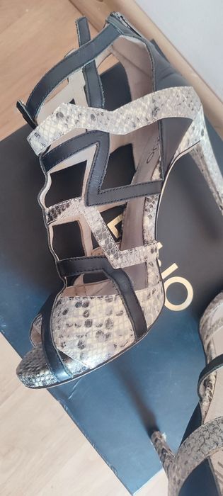 Оригинални сандали Liu Jo Змийски принт