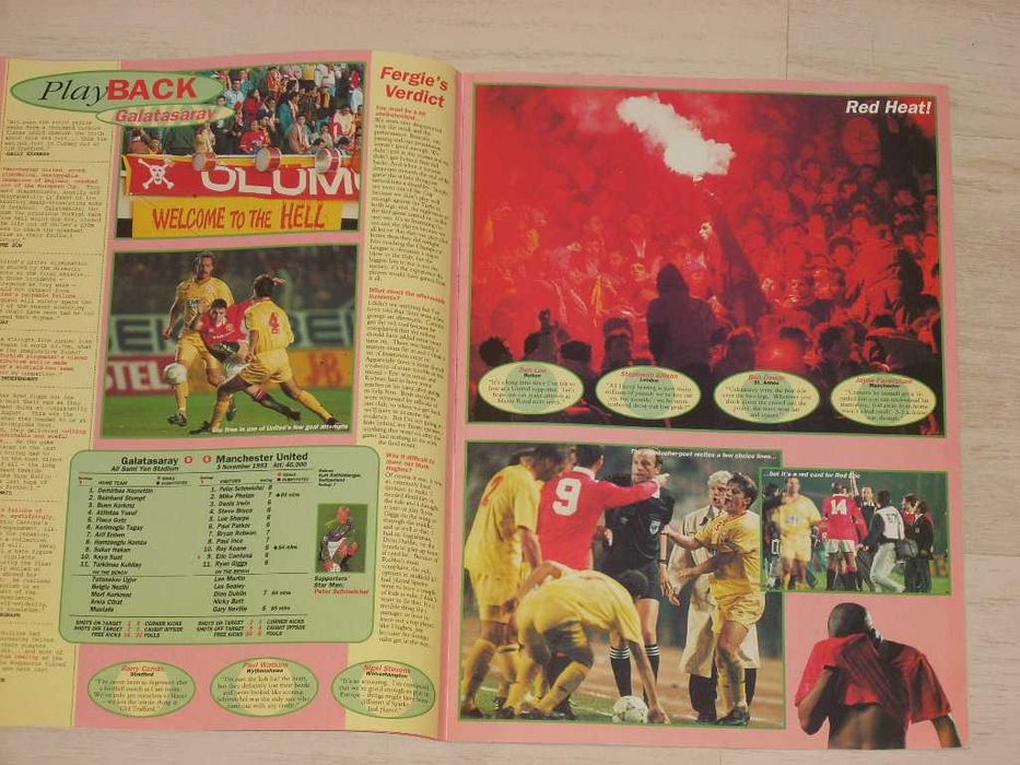 МАНЧЕСТЪР ЮНАЙТЕД официални клубни списания от 1993 и 1994 г. Пол Инс