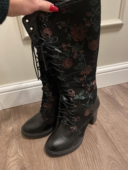 Дамски боти/ботуши, естествена кожа