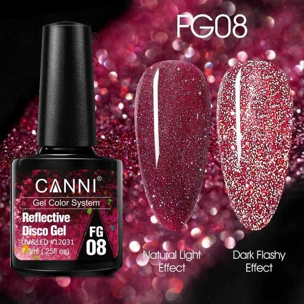CANNI Reflective Disco Gel / диско гел лак