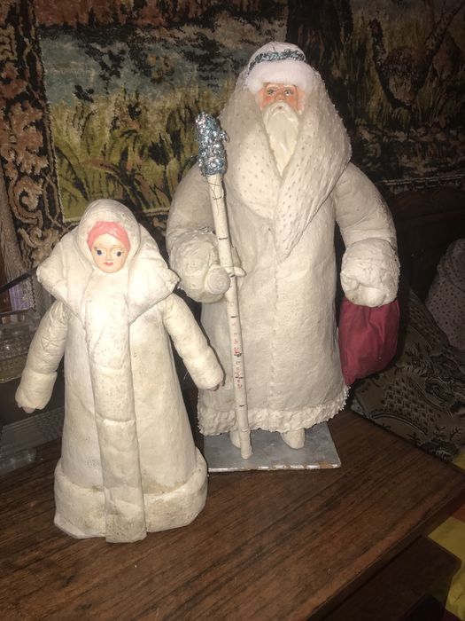 Дед мороз снегурочка СССР советский ретро