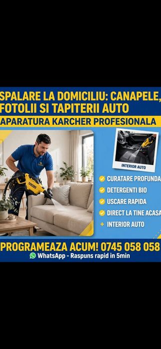 Spălat Canapele și Tapițerie Auto