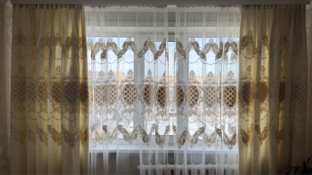 Продам шторы и тюли комплект