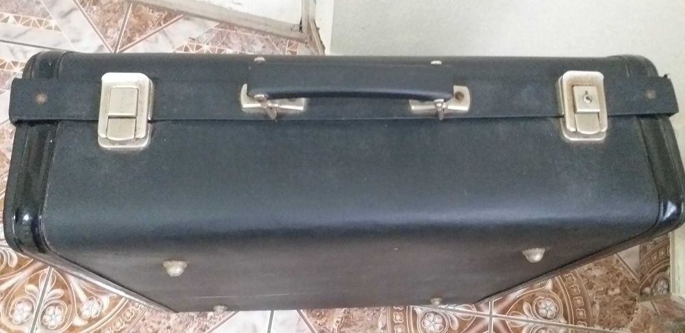 Cufar/toc/lada husa Acordeon 60 de basi vintage/colectie